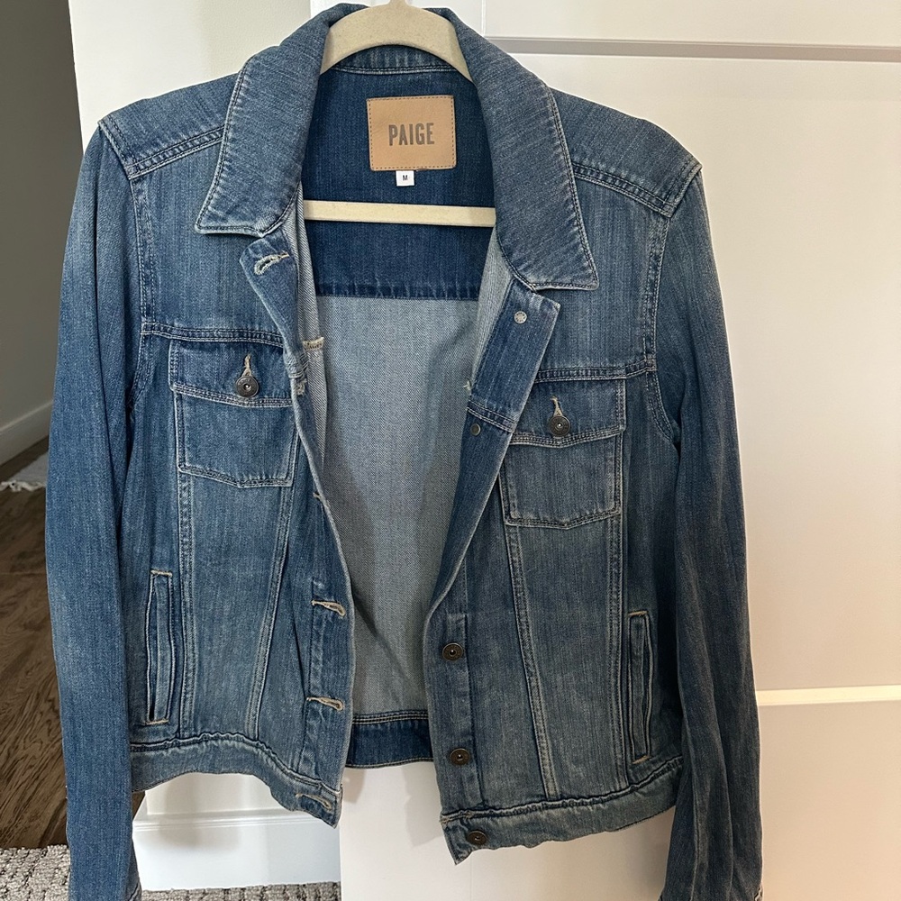 Paige denim jacket M